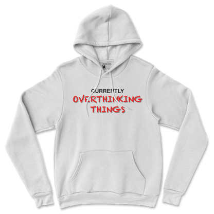 Gildan SoftStyle Hoodie For Our Lil Overthinker in White