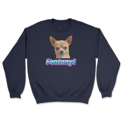 Gildan SoftStyle Crew Neck Fent in Navy