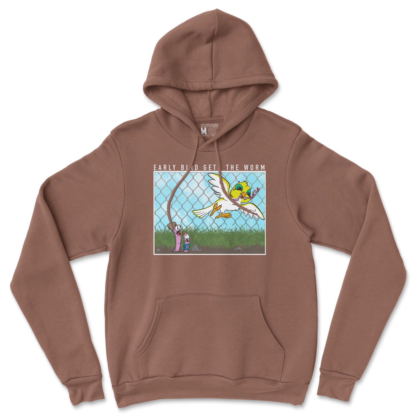 Gildan SoftStyle Hoodie Early Bird in Cocoa