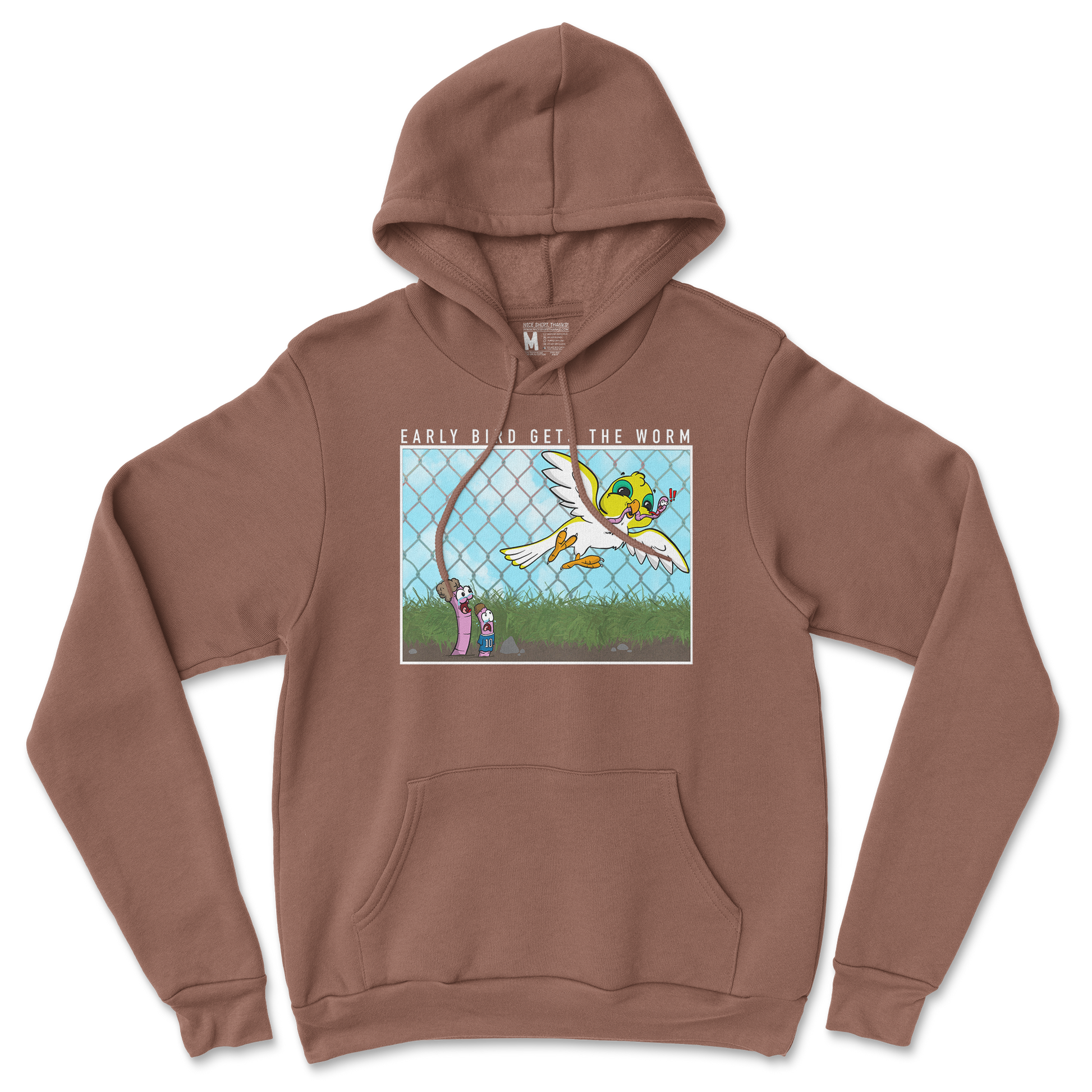 Gildan SoftStyle Hoodie Early Bird in Cocoa