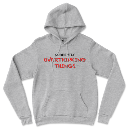 Gildan SoftStyle Hoodie For Our Lil Overthinker in Sports Grey