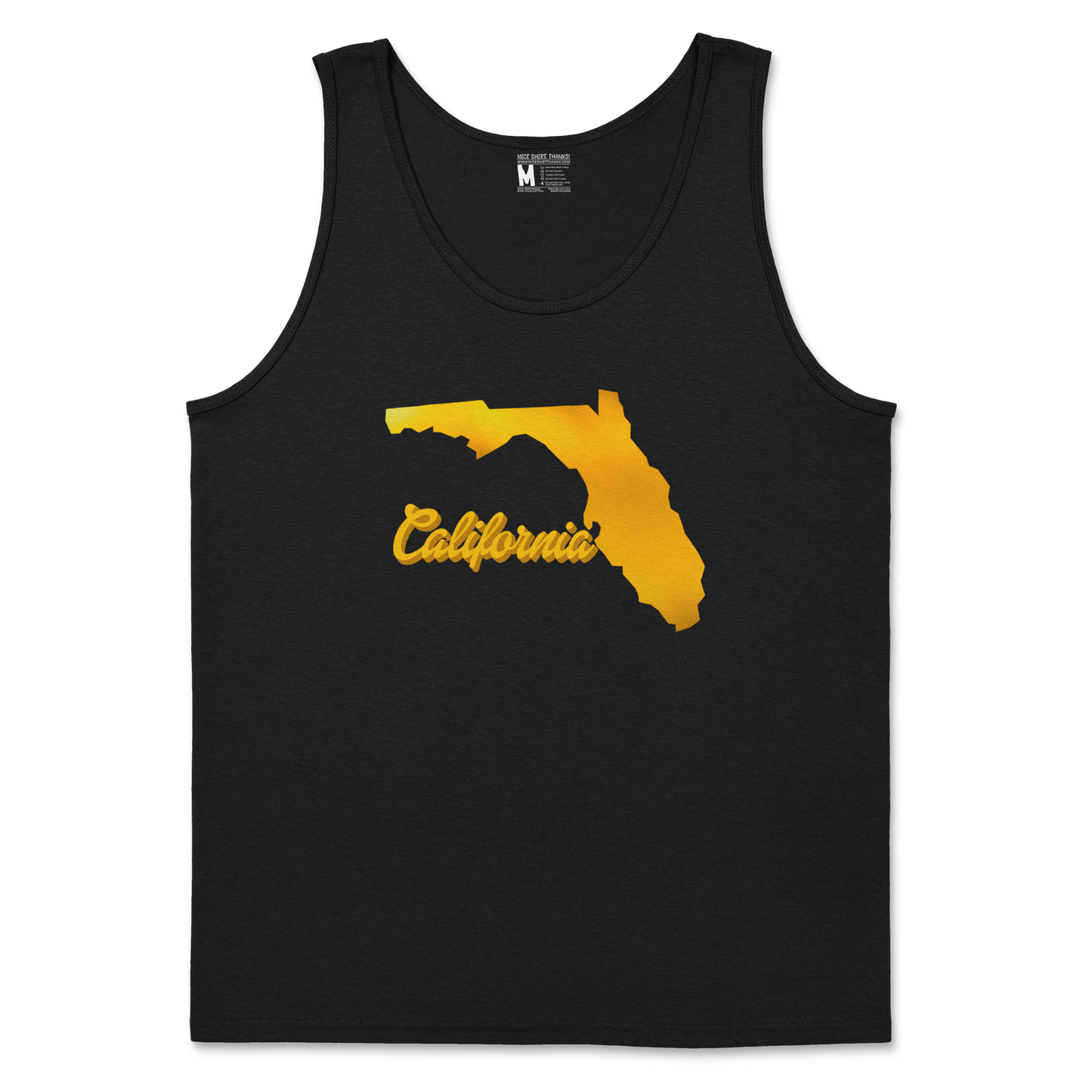 Gildan SoftStyle Tank Top California in Black