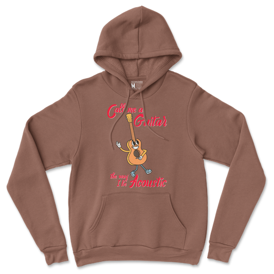 Gildan SoftStyle Hoodie I Do Be Acoustic  in Cocoa