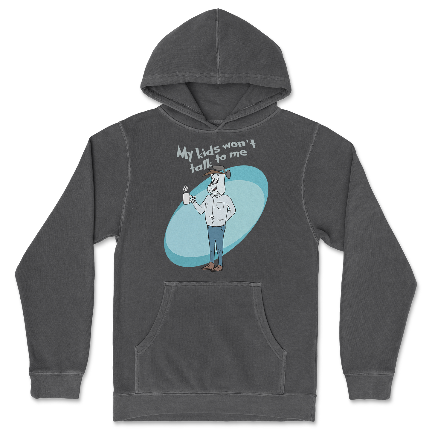 Independent Clothing Co. Hoodie My Kids Wont Talk To Me in Black