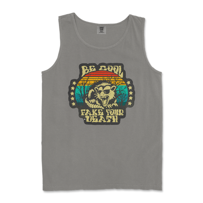 Comfort Colors Tank Top Fake Your Death in Grey