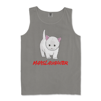 Comfort Colors Tank Top Manslaughter in Grey