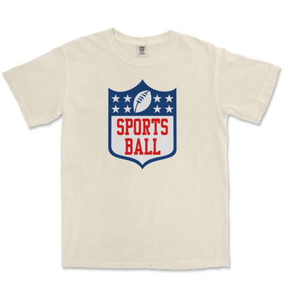 Comfort Colors T-Shirt Sports Ball in Ivory