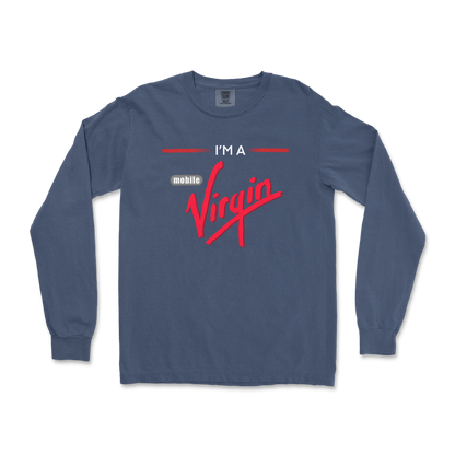 Comfort Colors Long Sleeve Mobile Virgin in Midnight