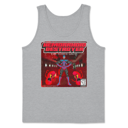 The Nice Shirt Tank Top Hemorrhoid Destroyer  in Sport-Grey