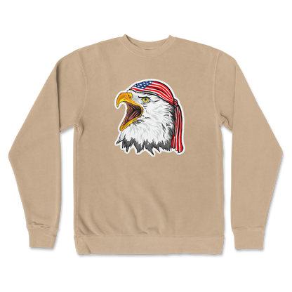 Independent Clothing Co. Crew Neck Freedom Eagle in Sandstone