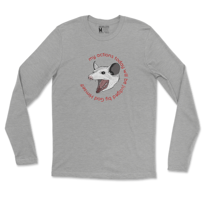 Gildan SoftStyle Long Sleeve in Sports Grey