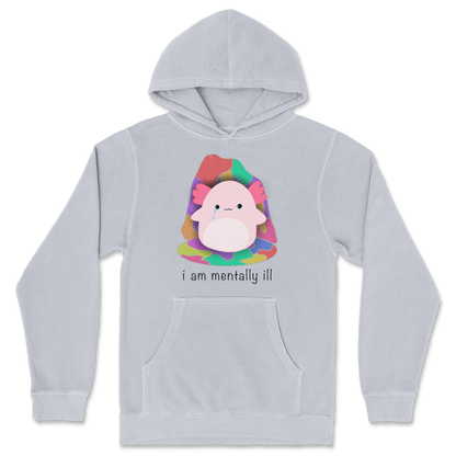 Independent Clothing Co. Hoodie Mentally Ill and Squishy in GreyHeather