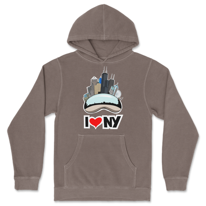 Independent Clothing Co. Hoodie I Heart NY in Clay