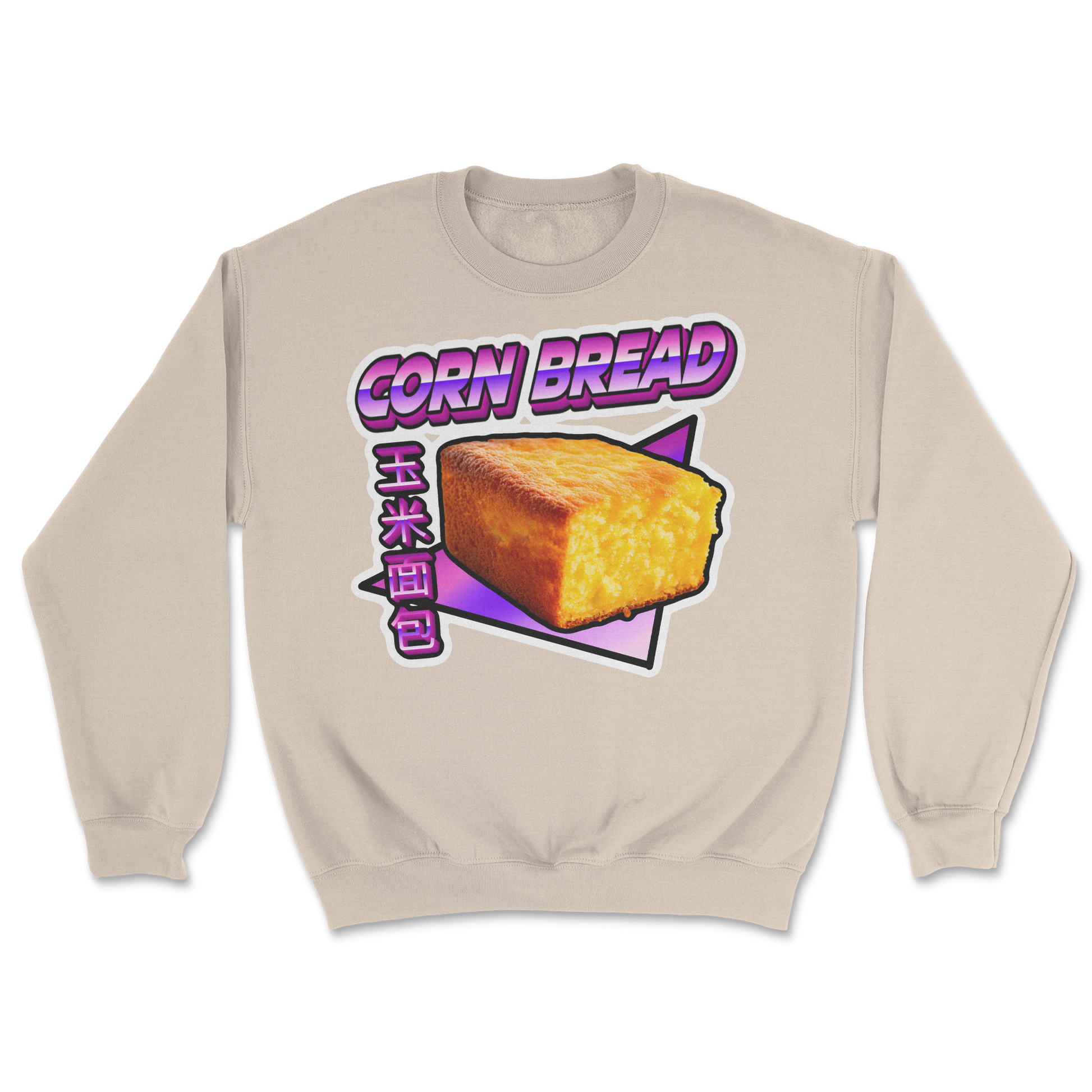 The Nice Shirt Crew Neck Corn Bread  in Sand