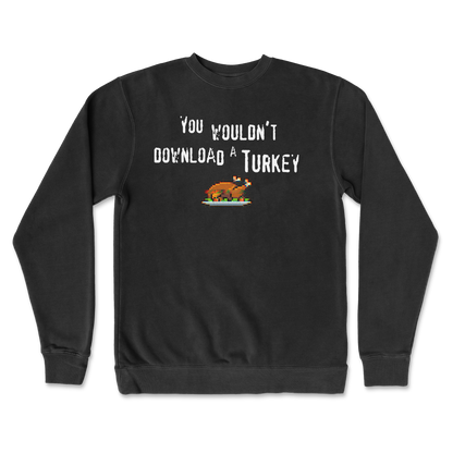 Independent Clothing Co. Crew Neck Downloadable Turkey  in Black