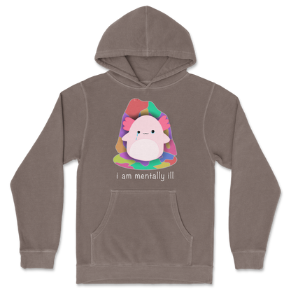 Independent Clothing Co. Hoodie Mentally Ill and Squishy in Clay