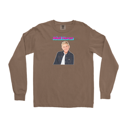 Comfort Colors Long Sleeve Niall Horan in Espresso