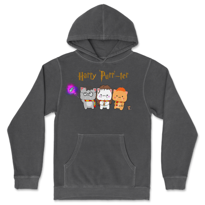 Independent Clothing Co. Hoodie Harry Purrter in Black