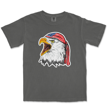 Comfort Colors T-Shirt Freedom Eagle in Pepper