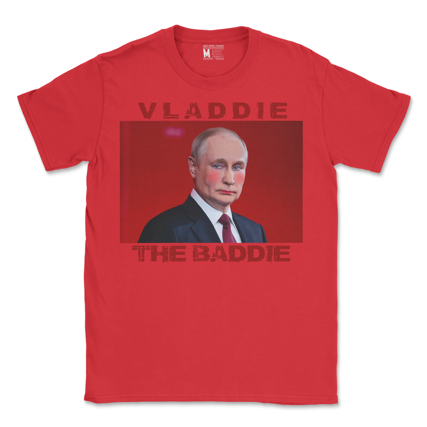 Gildan SoftStyle T-Shirt Vladdie The Baddie in Red