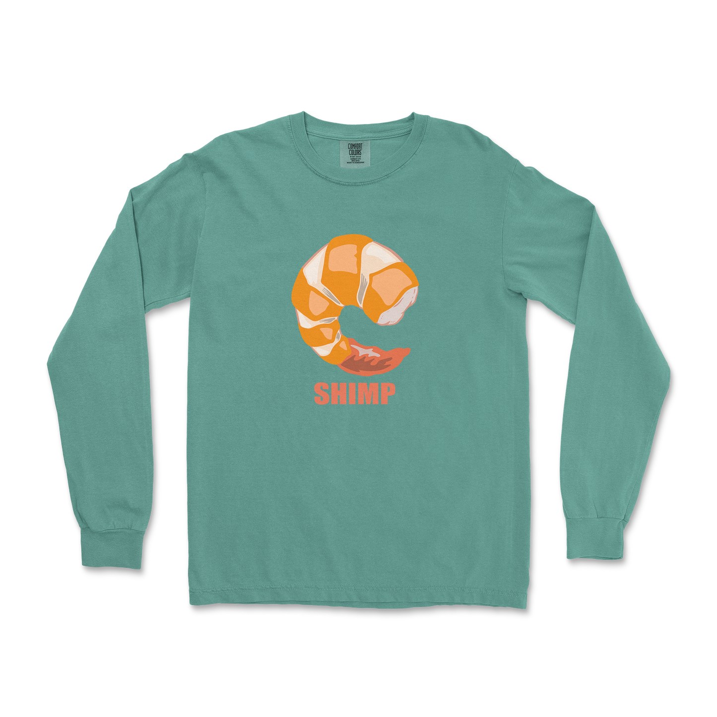 Comfort Colors Long Sleeve Shimp in LightGreen