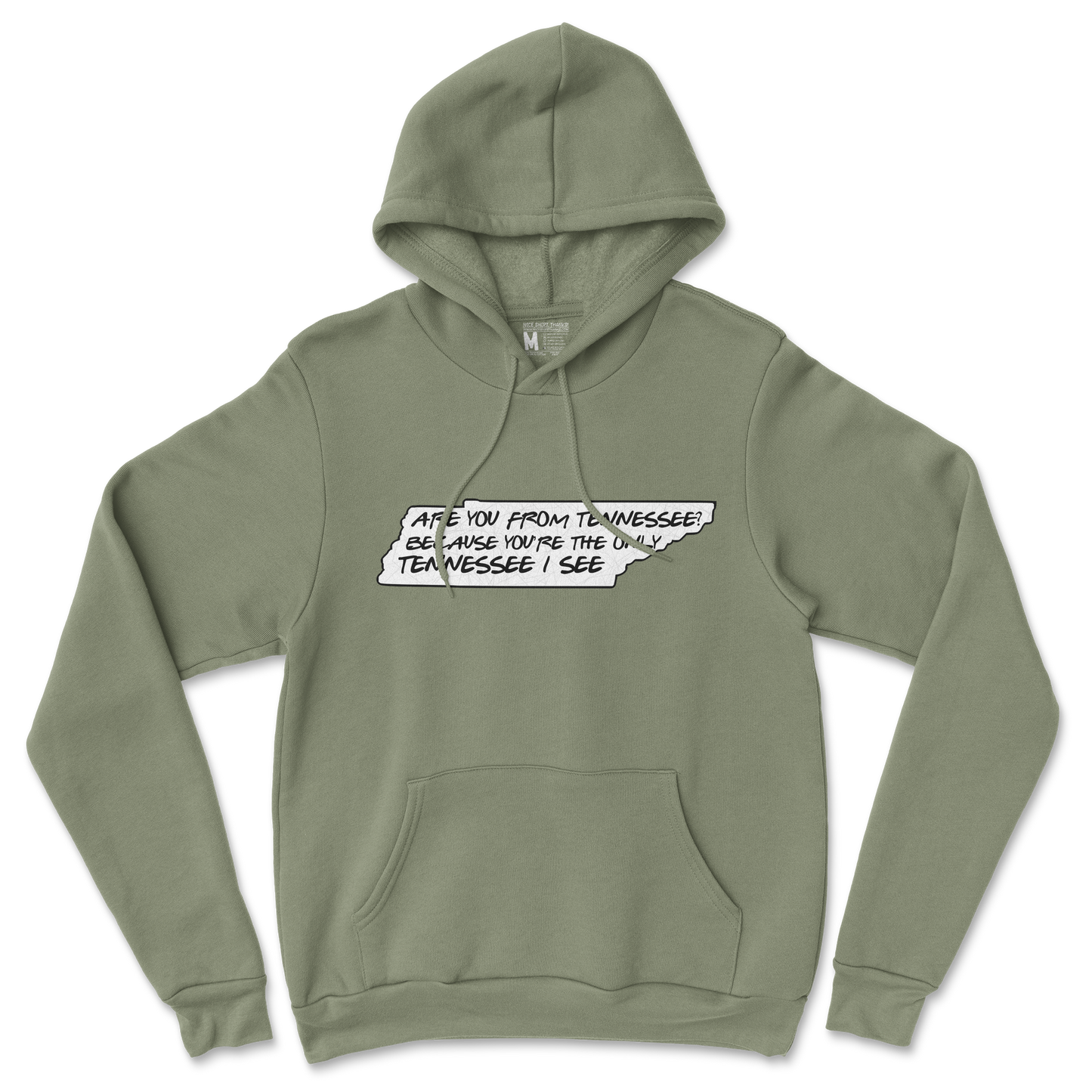 Gildan SoftStyle Hoodie Tennessee in Military Green