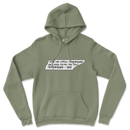 Gildan SoftStyle Hoodie Tennessee in Military Green