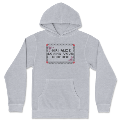 Independent Clothing Co. Hoodie Cross Stitch in Grey Heather