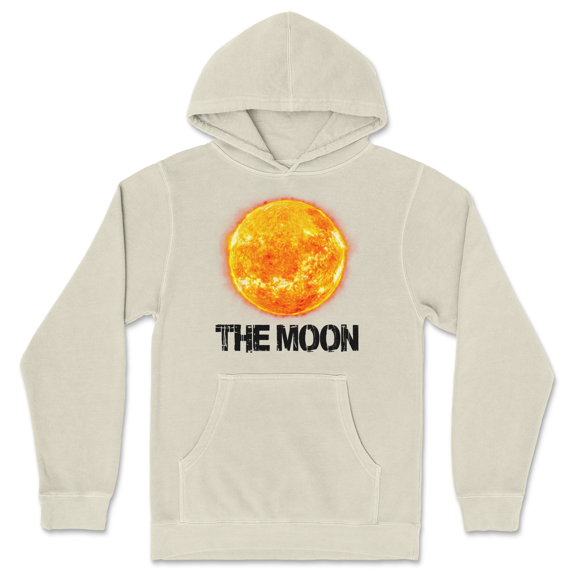 Independent Clothing Co. Hoodie the moon in Ivory