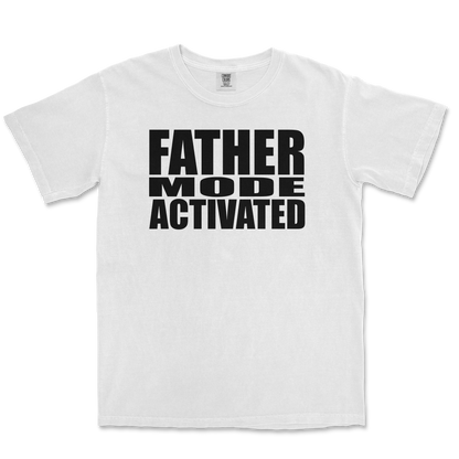 Comfort Colors T-Shirt Father Mode Activated in White