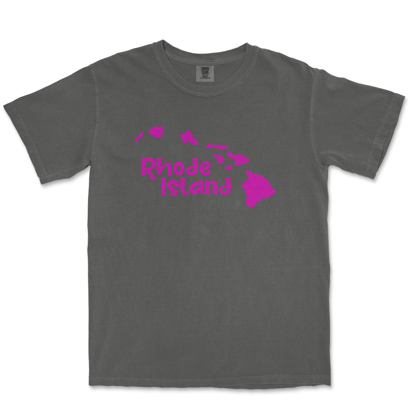 Comfort Colors T-Shirt Rhode Island in Pepper