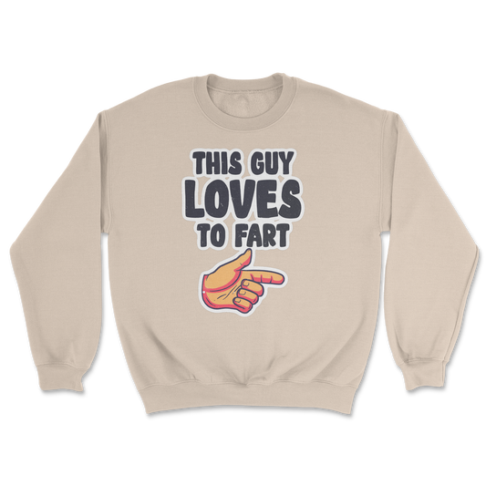 The Nice Shirt Crew Neck Who Farted  in Sand