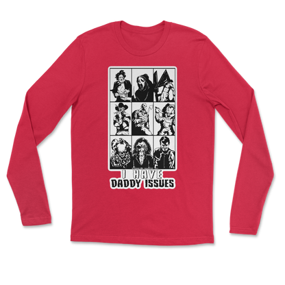 The Nice Shirt Long Sleeve Daddy Issues  in Red