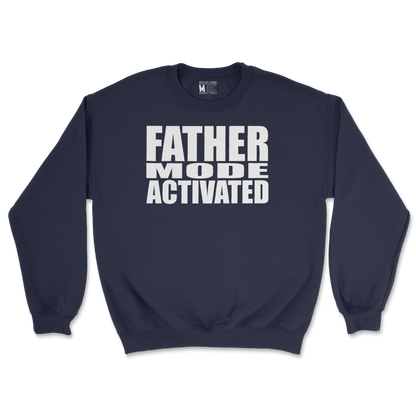 Gildan SoftStyle Crew Neck Father Mode Activated in Navy