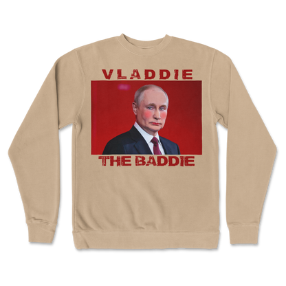 Independent Clothing Co. Crew Neck Vladdie The Baddie in Sandstone