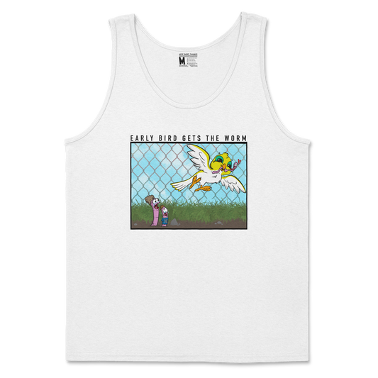 Gildan SoftStyle Tank Top Early Bird in White