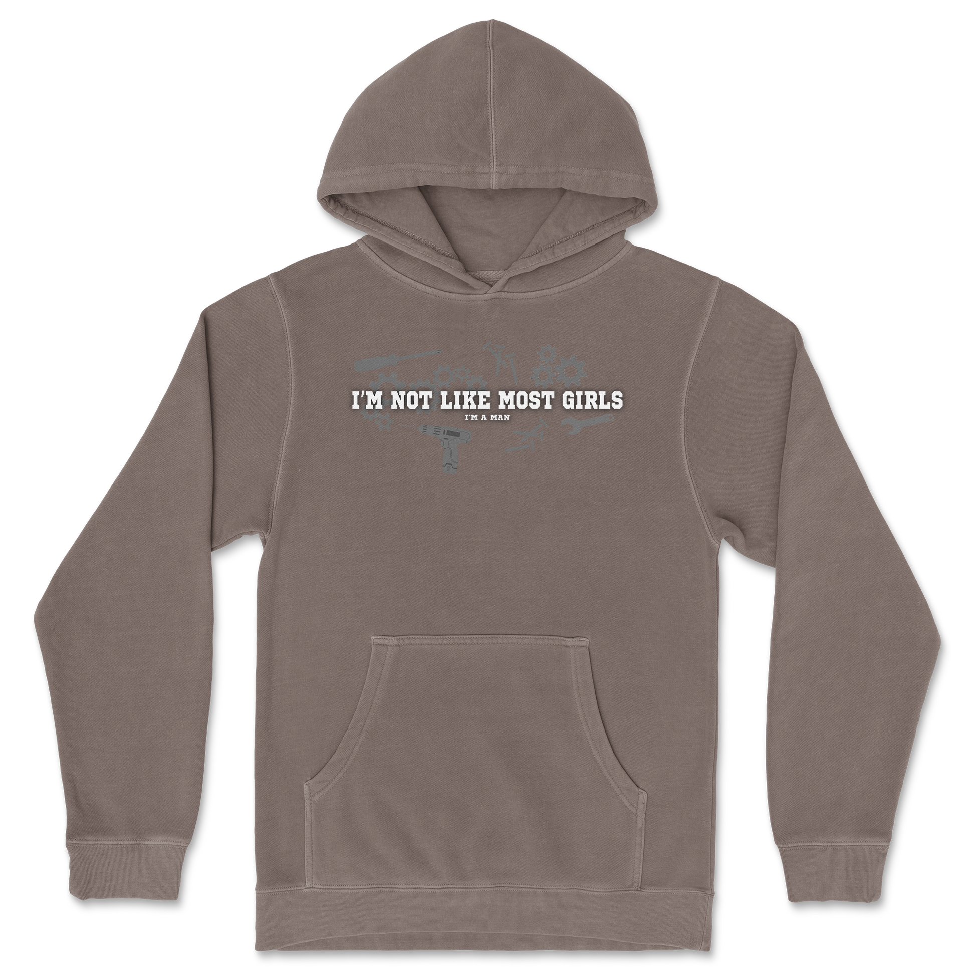 Independent Clothing Co. Hoodie Not Like Most Girls in Clay