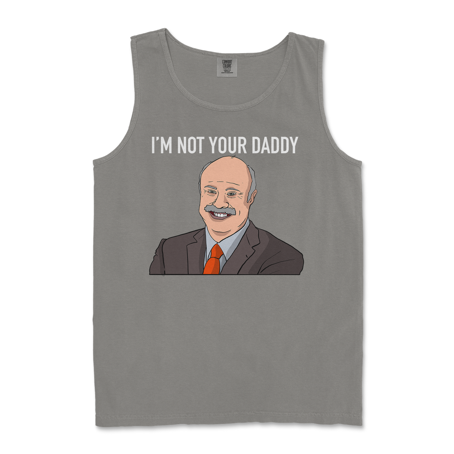 Comfort Colors Tank Top Daddy Phil in Grey