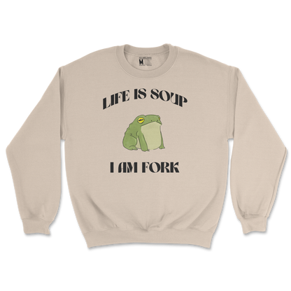 Gildan SoftStyle Crew Neck Life is Soup in Sand