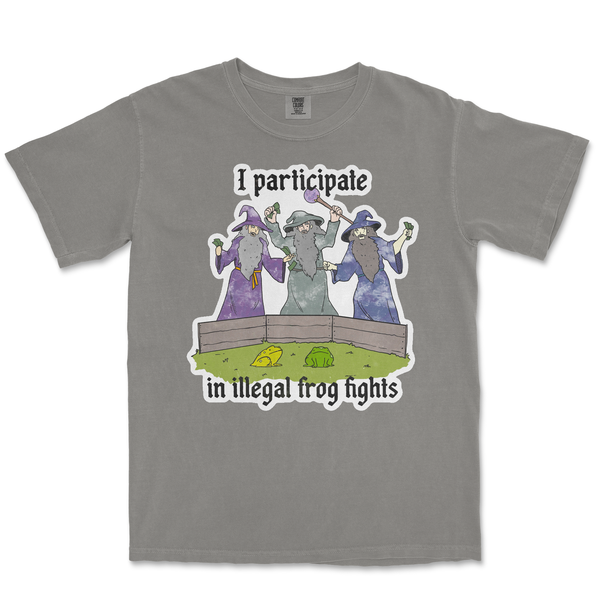 Comfort Colors T-Shirt Wizard Activities  in Grey