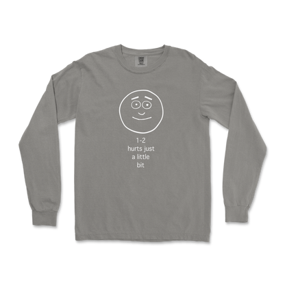 Comfort Colors Long Sleeve Hurts A Little Bit in Grey