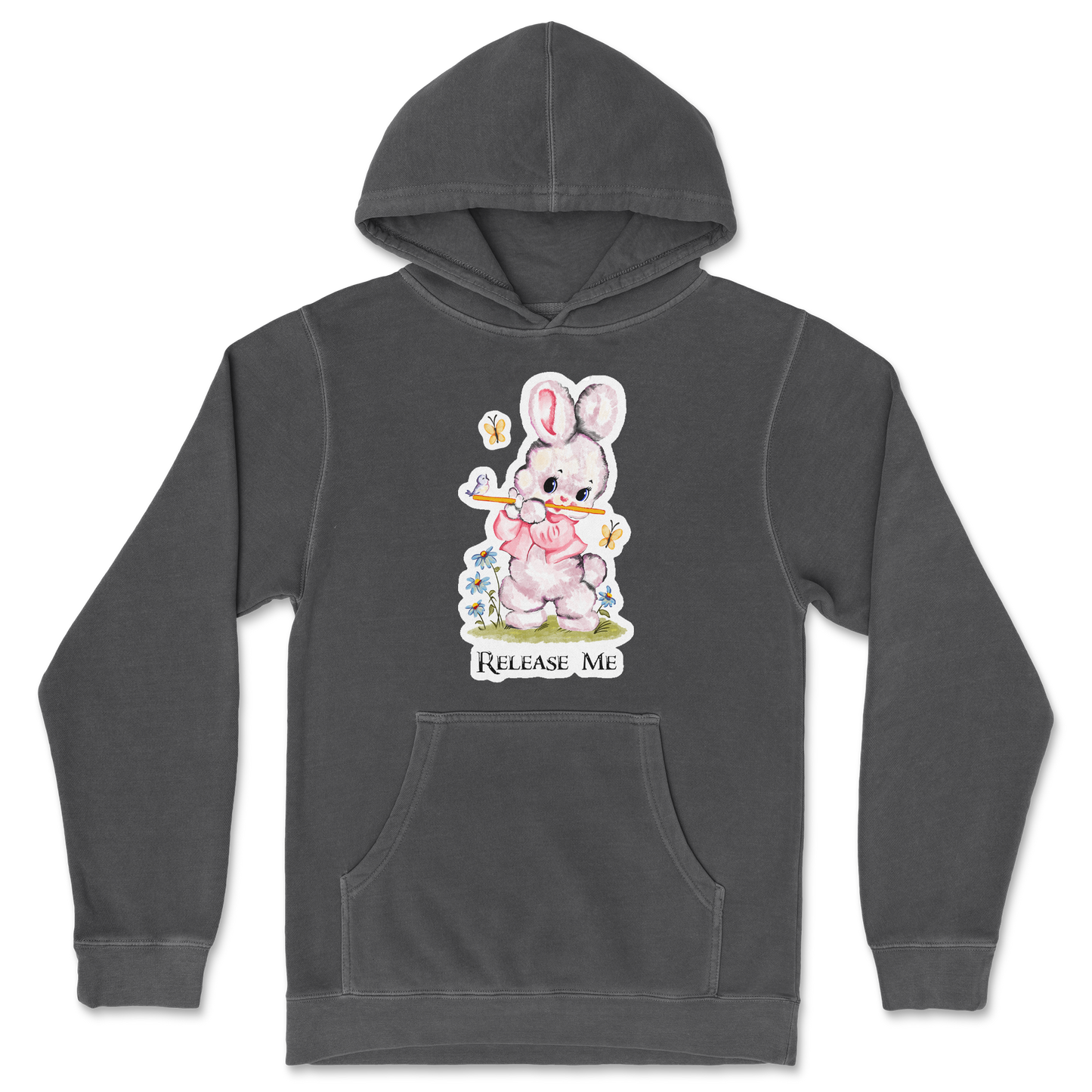 Independent Clothing Co. Hoodie Cute Bunny in Black