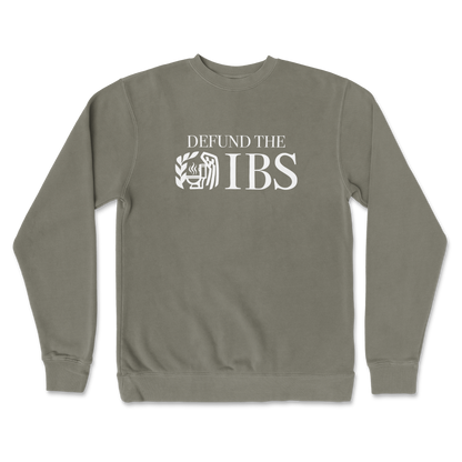 Independent Clothing Co. Crew Neck Defund The IBS in Army