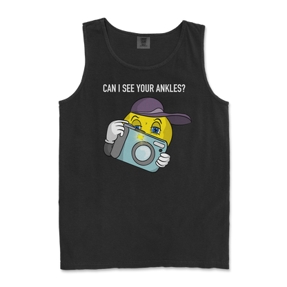 Comfort Colors Tank Top Let Me See Your Ankles in Black