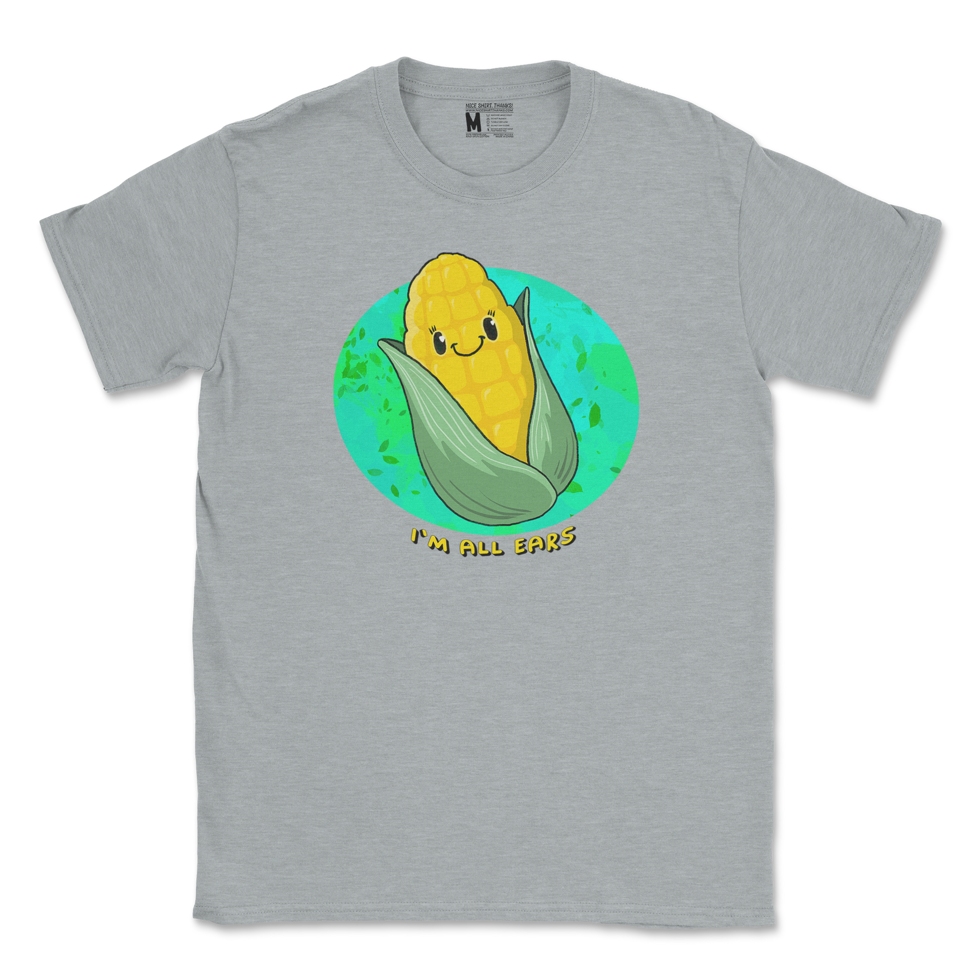 Gildan SoftStyle T-Shirt Mmm Corn in Sports Grey