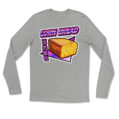 The Nice Shirt Long Sleeve Corn Bread  in Heather-Gray