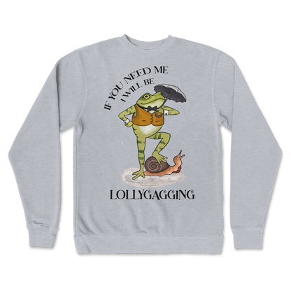 Independent Clothing Co. Crew Neck Lollygagging  in Grey-Heather