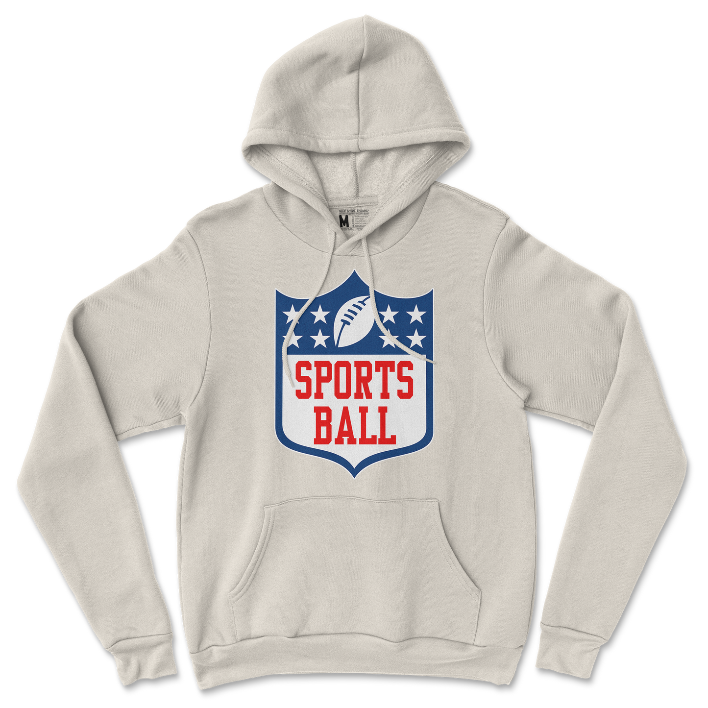 Gildan SoftStyle Hoodie Sports Ball in Sand