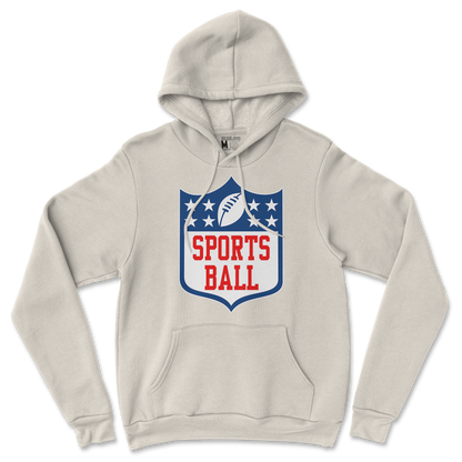 Gildan SoftStyle Hoodie Sports Ball in Sand