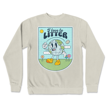 Independent Clothing Co. Crew Neck Earth Day in Bone